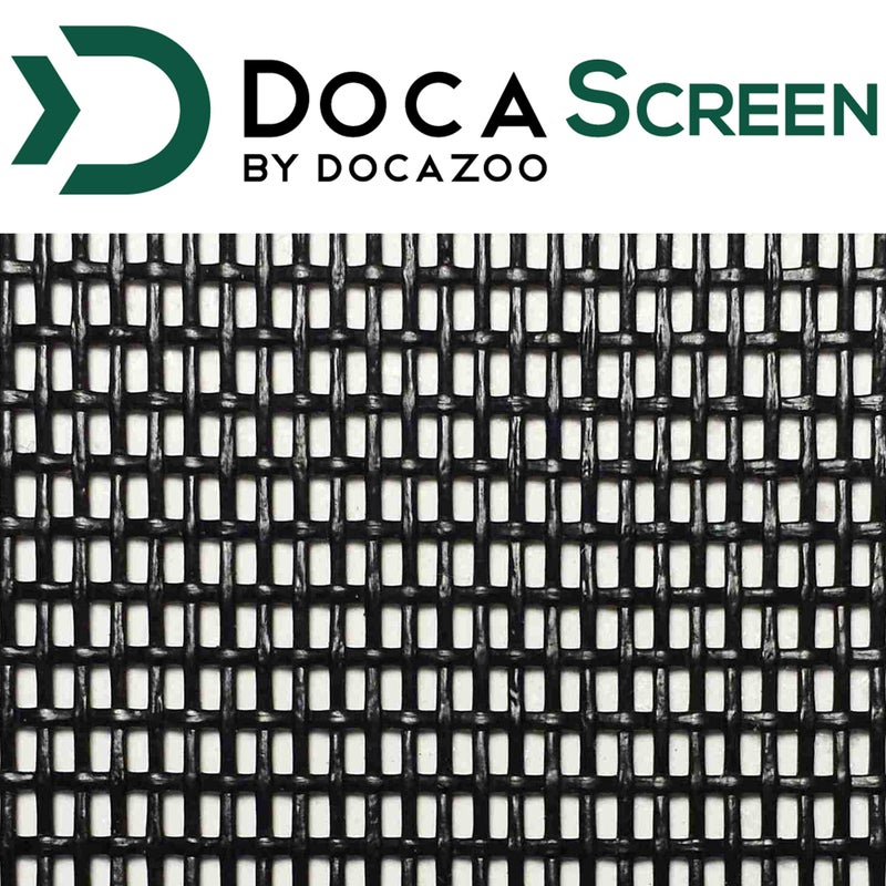 DOCAZOO DOCA 60 in x 96 in Pet Screen Mesh - Window Screen Replacement, Heavy-Duty Fiberglass Mesh Roll for Patio, Porch, Door - Screen for Dogs, Cats, or Raccoons - Charcoal - Image 4